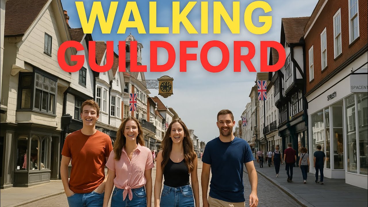 Is this the Prettiest Town in England ? Guildford Walking Tour|Surrey