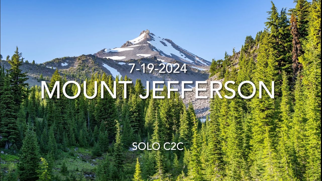 Mount Jefferson via Pamelia Lake Trail - The full experience 7-19-2024