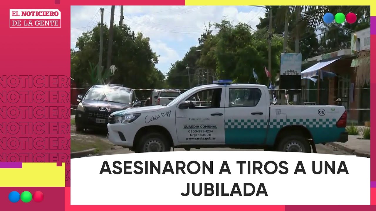 ASESINARON a TIROS a una JUBILADA de 79 a&ntilde;os en Florencio Varela #ElNotidelaGente