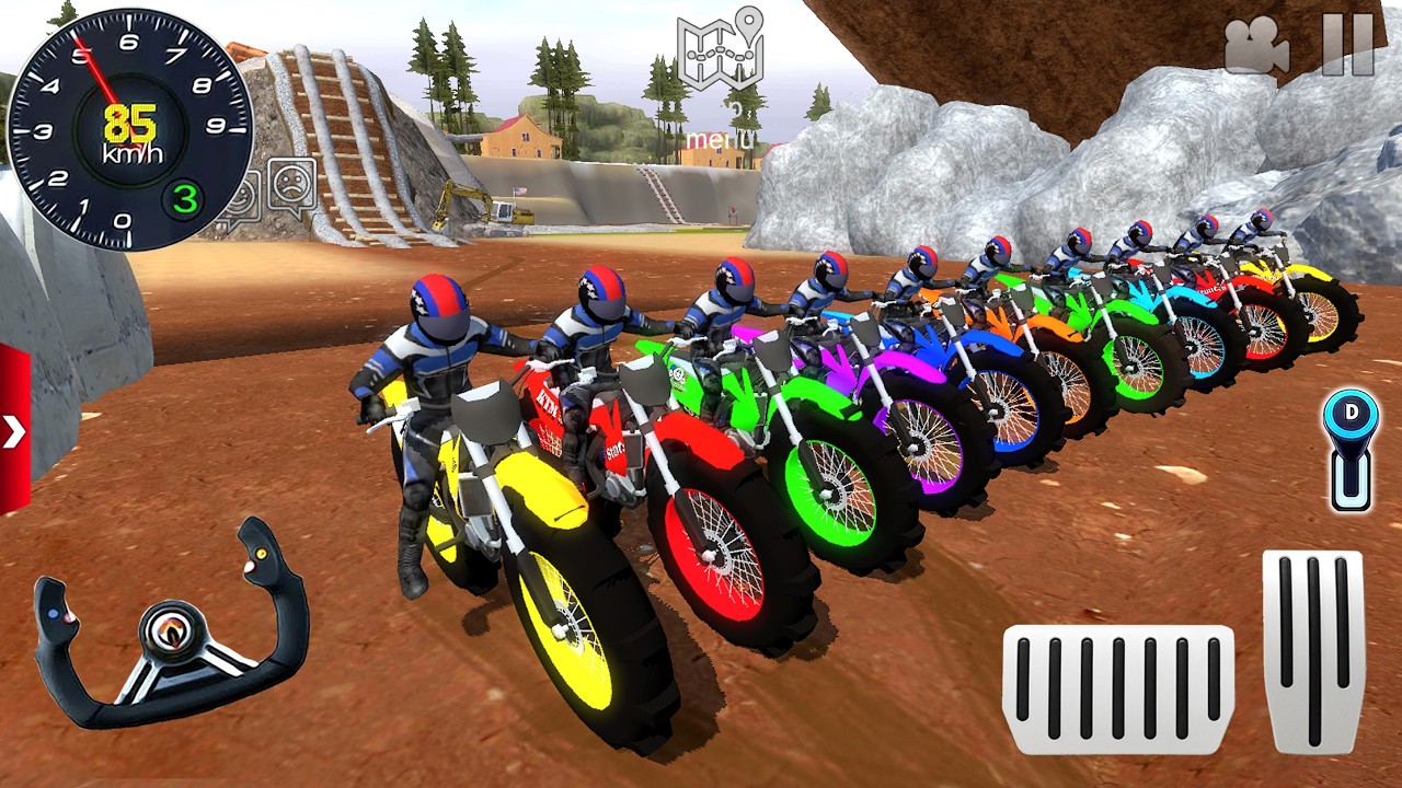Juego de Motos - Extrema de Motocicletas #13 Offroad Outlaws Android / IOS gameplay [FHD]