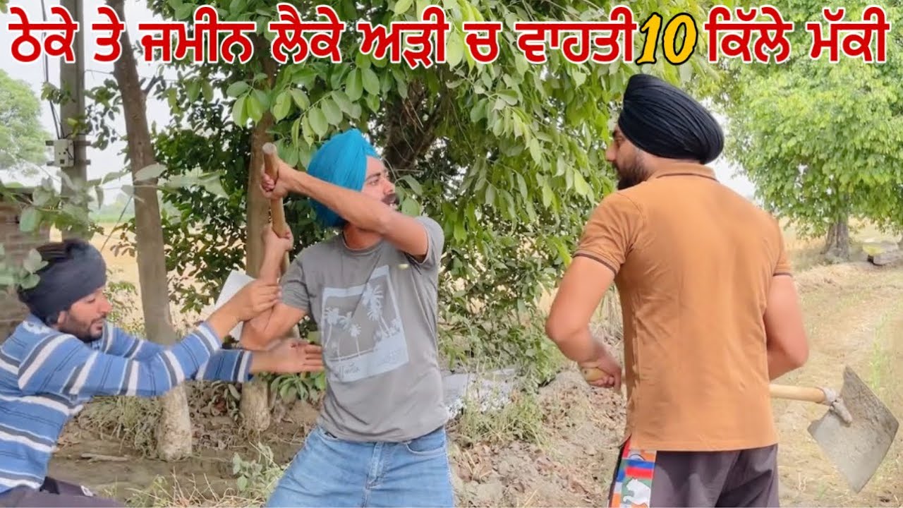 85000 ਨੂੰ ਠੇਕੇ ਤੇ ਲੈਕੇ ਠੇਕੇ ਤੇ ਜਮੀਨ ਅੜੀ ਚ ਵਾਹਤੀ ਮੱਕੀ ॥ ਜਿੱਦ ਬੈਸ ਚ ਕਰਤਾ ਕਾਂਡ ॥ New punjabi short movi