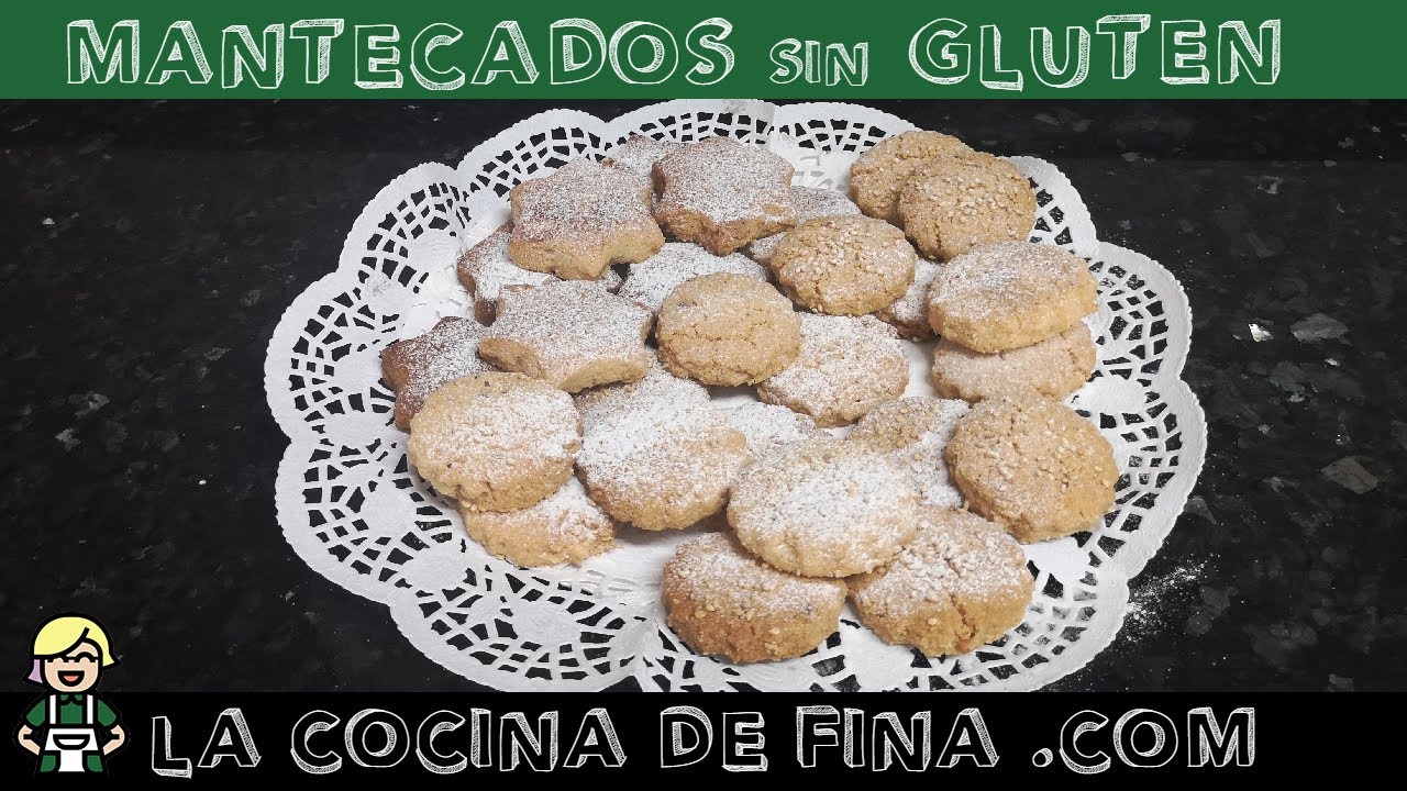 MANTECADOS DE ALMENDRA SIN GLUTEN (LA COCINA DE FINA PLATO Nº64)