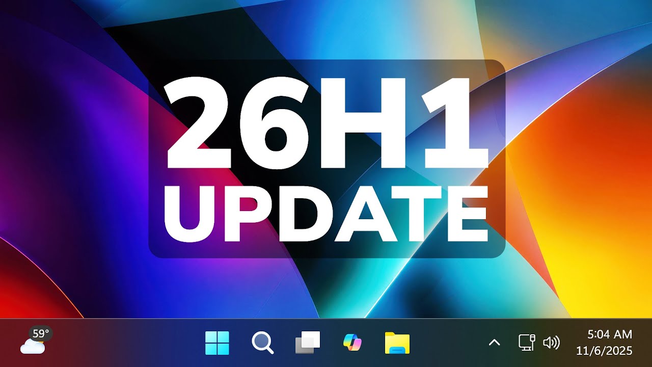 Новое обновление Windows 11 26H1 утекло в сеть &mdash; новые функции и выпуск