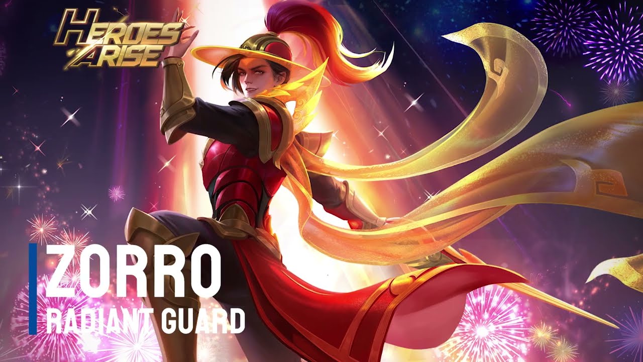 New Skin | Zorro - Radiant Guard | Heroes Arise | NetDragon
