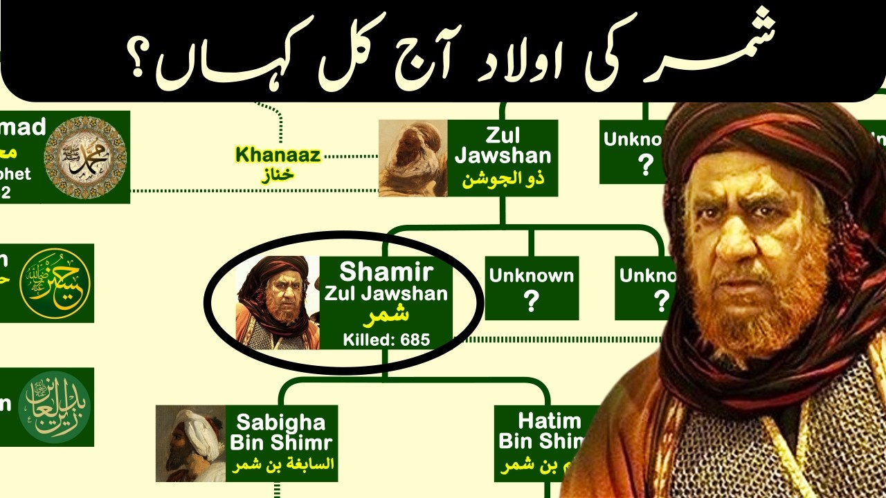 Shimr Family Tree | Most Brutal Commander in Islamic History