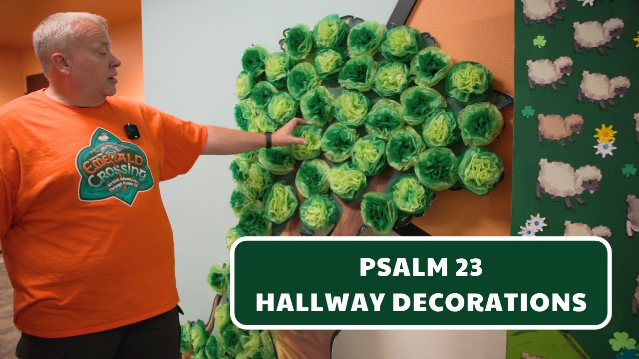 Walk Through Psalm 23 Hallway! | Emerald Crossing VBS: Decorations