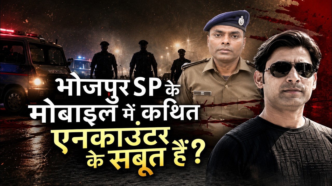 Bharat Tiwari Encounter Case: भोजपुर SP के मोबाइल में एनकाउंटर का सच रिकॉर्ड है?