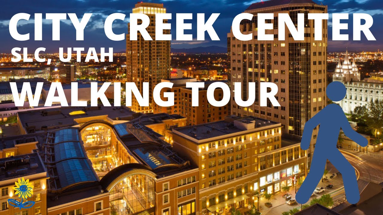 CITY CREEK CENTER, Salt Lake City, UT Walking Tour - 4K - 2022