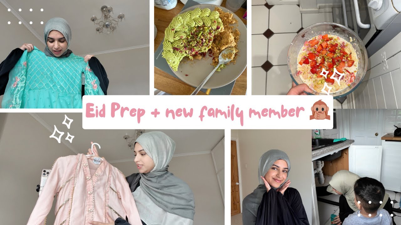 Eid Prep Vlog 🧼✨ Cleaning, Cooking & MEET OUR NEW FAMILY MEMBER! 🙊🎉