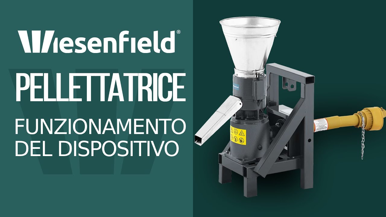 Pellettatrice Wiesenfield WIE-PM-2500 | Funzionamento del dispositivo