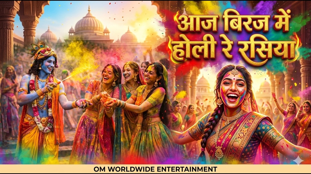 होली स्पेशल 2026 | Aaj Biraj Mein Holi Re Rasiya | आज बिरज में होली रे रसिया | New Holi Bhajan 2026
