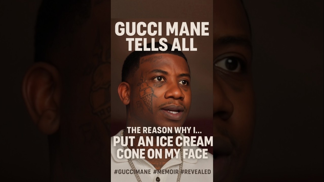 🔥 Gucci Mane Finally Reveals the Truth Behind His Ice Cream Face Tattoo! 📖💎