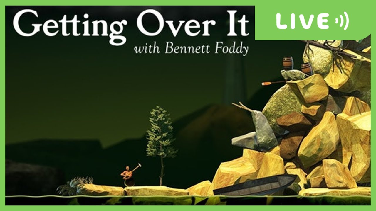 【Getting Over It】絶対に発狂しない初見壺おじTA-クリア編-：初見さん大歓迎!【Deadbydaylight】