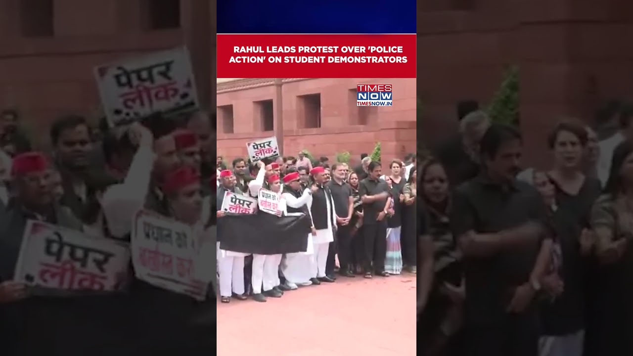 Rahul, Priyanka Gandhi Leads Protest Over 'Police Action' On Student Demonstrators | CJP #shorts