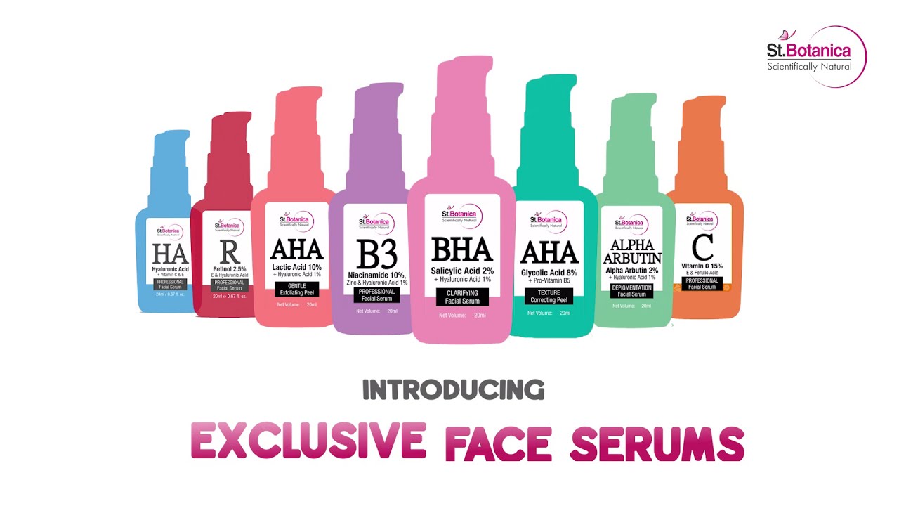 Professional Face Serums | Scientific + Natural Formulations | St.Botanica Skin Care Range