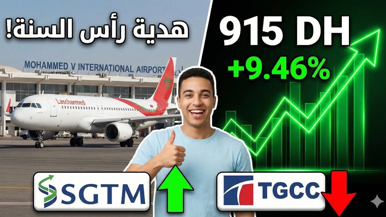 قنبلة الموسم! سهم SGTM يغلق سنة 2025 عند 915 درهم.. ماذا حدث في الدقيقة 90؟ 🚀