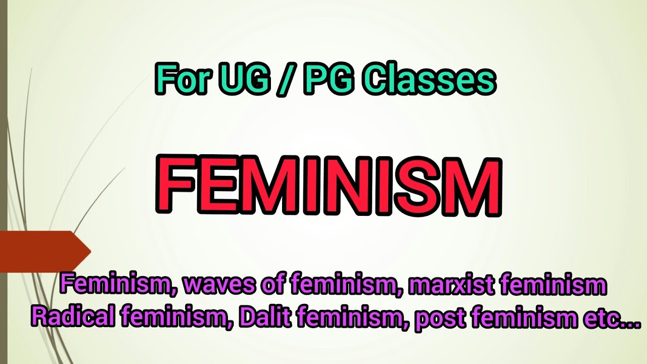 FEMINISM | literary criticism | history of feminism
