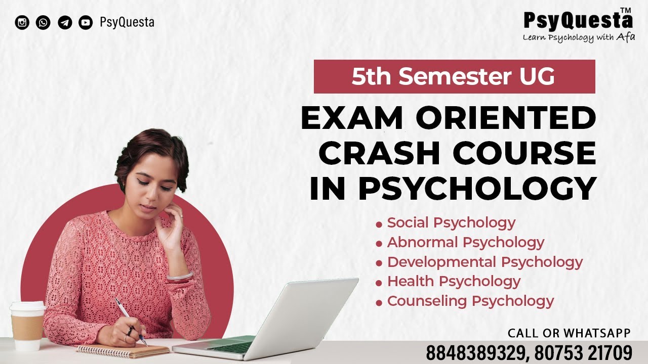 5th Semester BSc Psychology Calicut University | Social Psychology Part 1 | ECP | PsyQuesta