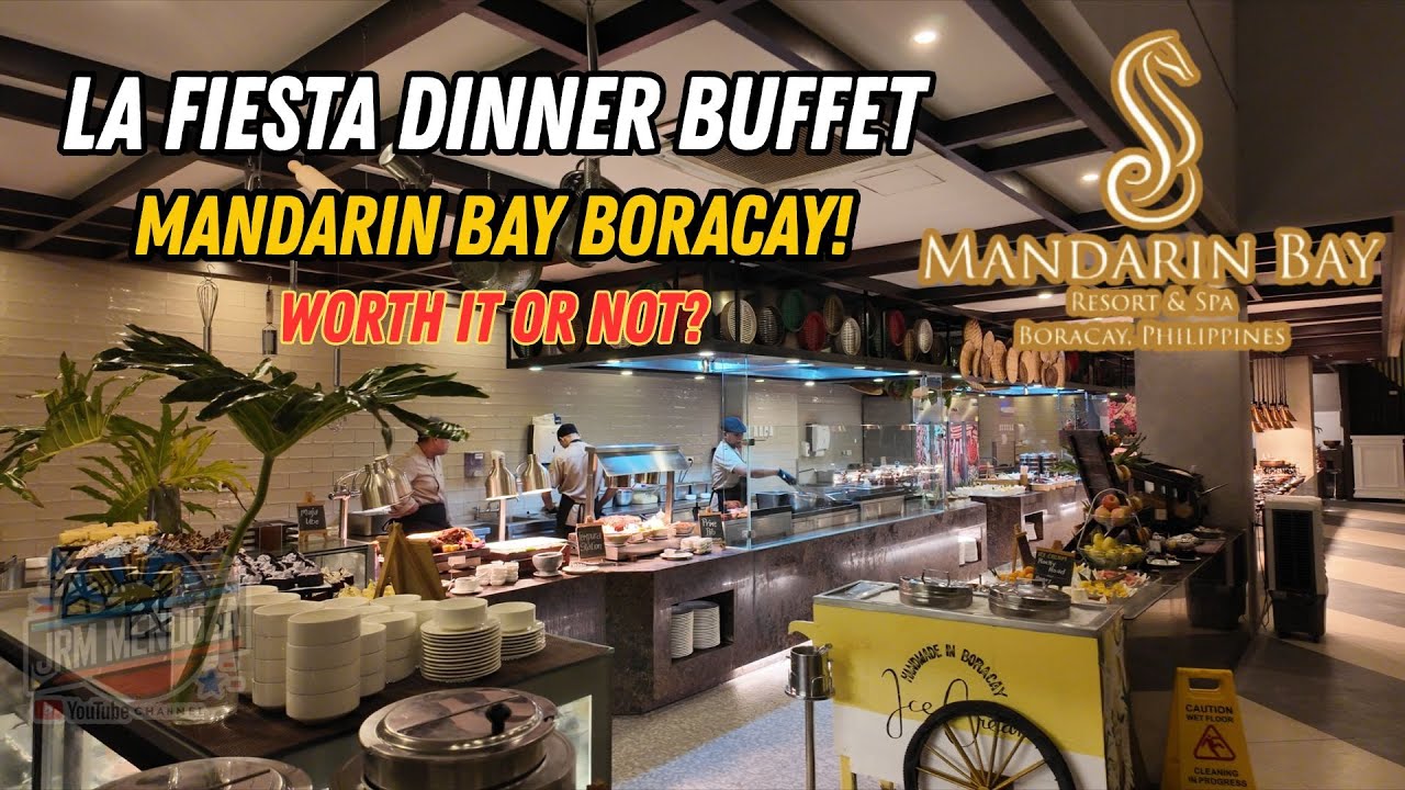 [4K] LA FIESTA BUFFET AT MANDARIN BAY FOOD TOUR | Luxury Hotel Buffet Food Tour! BEST BUFFET