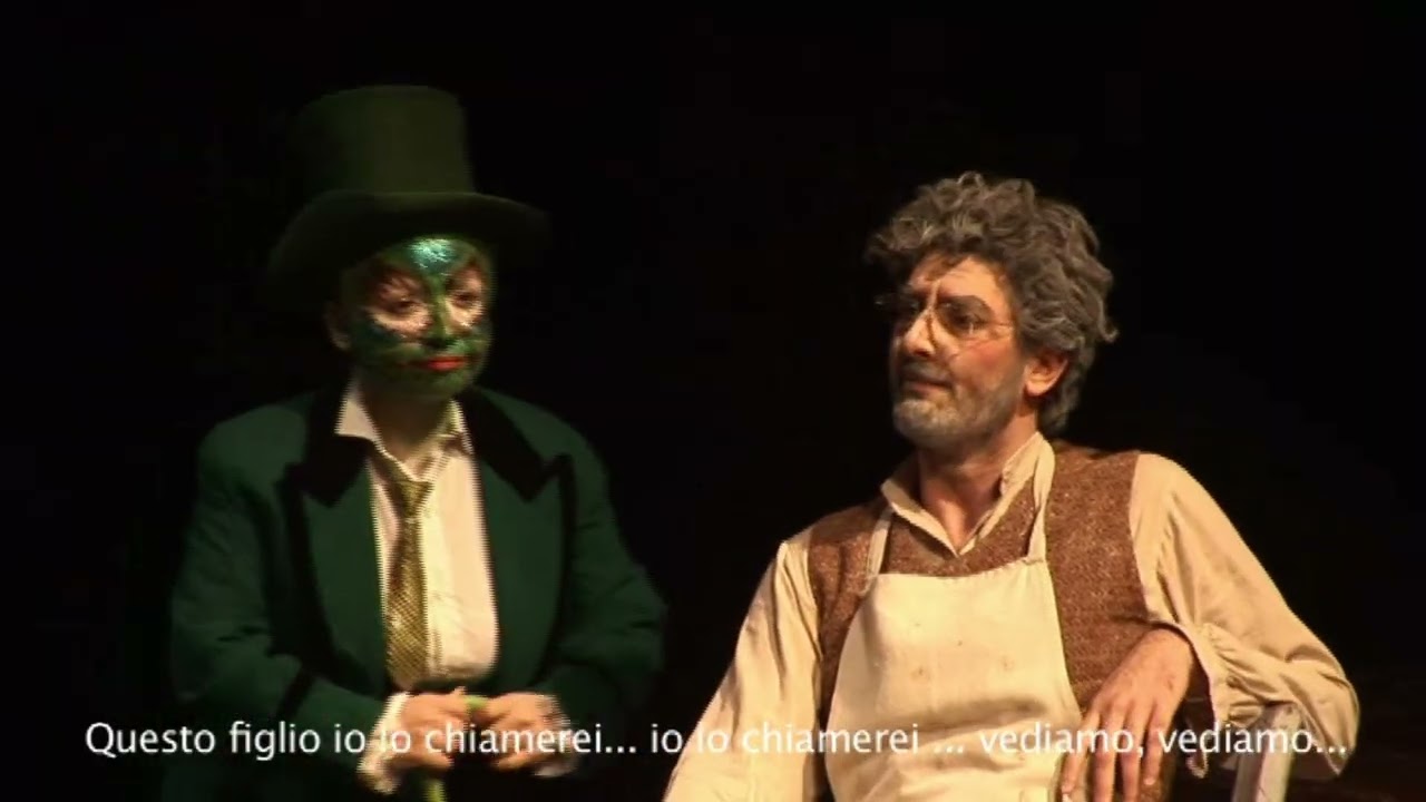 Natalia Valli opera lirica ''Pinocchio'' I Atto. L'estratto dal 1 quadro ''Nella casa di Geppetto''.