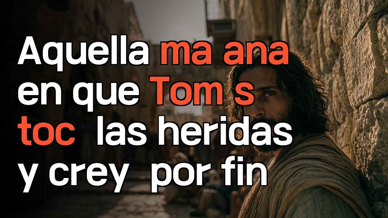 El Momento que Cambió a Tomás Para Siempre | La Duda Que Se Convirtió en Fe | Tocando las Heridas...