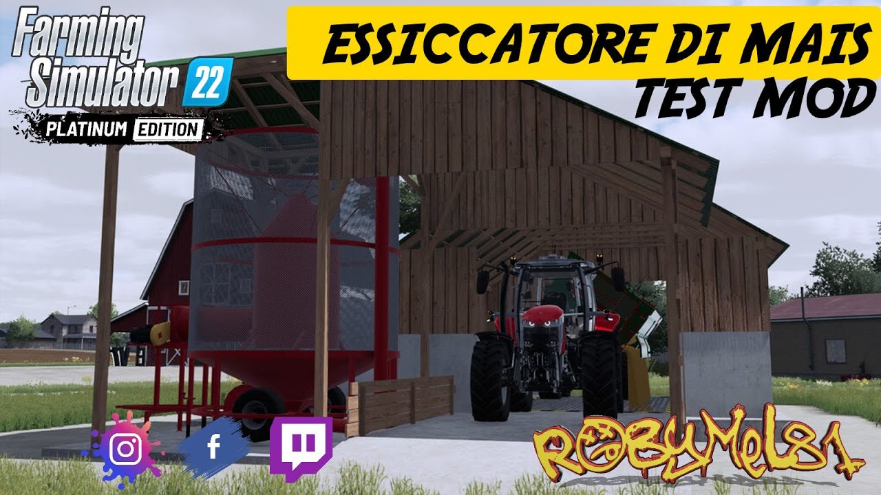 ESSICCATORE DI MAIS  ➤ TEST MOD (Console/PC) ➤ FARMING SIMULATOR 22