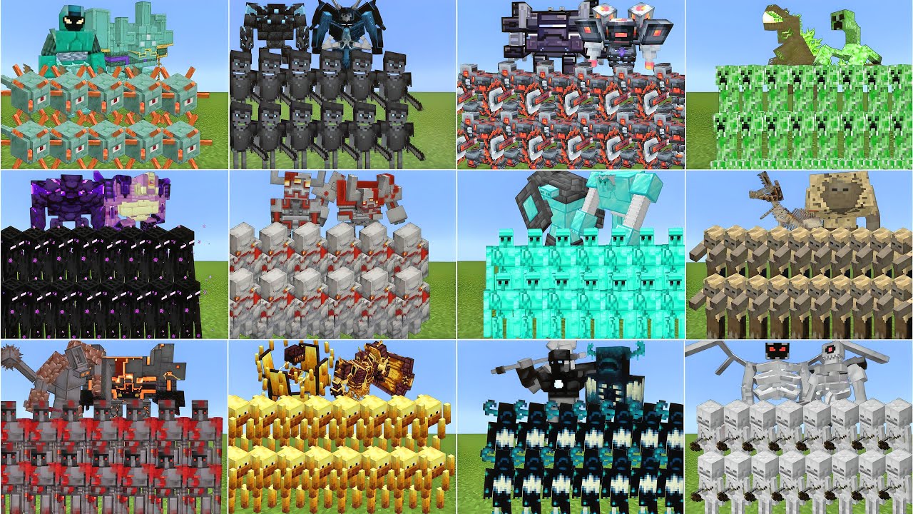 MOB ALLIANCE TOURNAMENT IN MINECRAFT MOB BATTLE