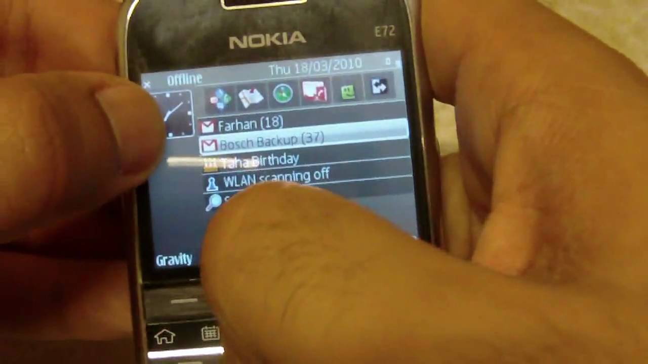 Nokia E72 Hard Reset