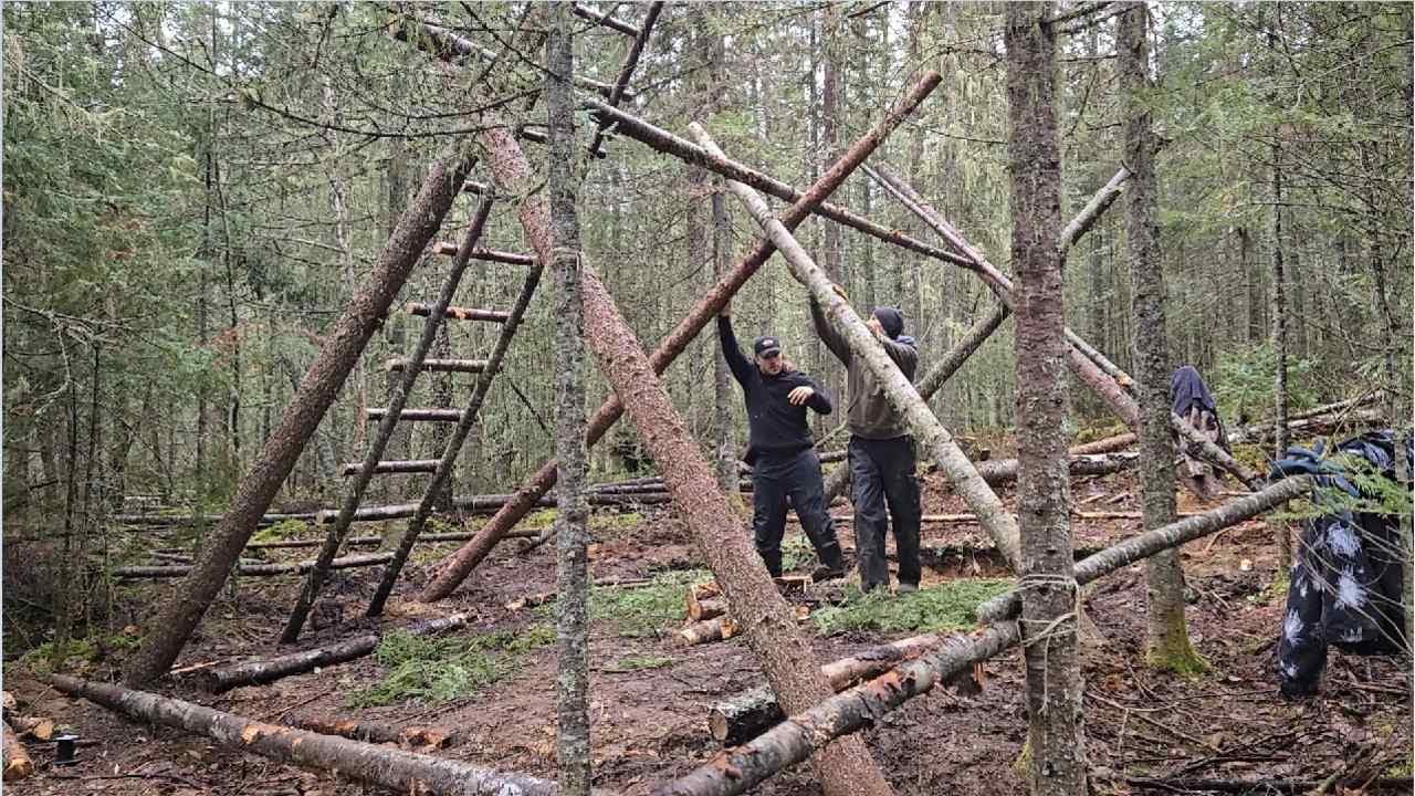 3 дня зимнего выживания &mdash; секретный скрытый дом викингов, морозные температуры