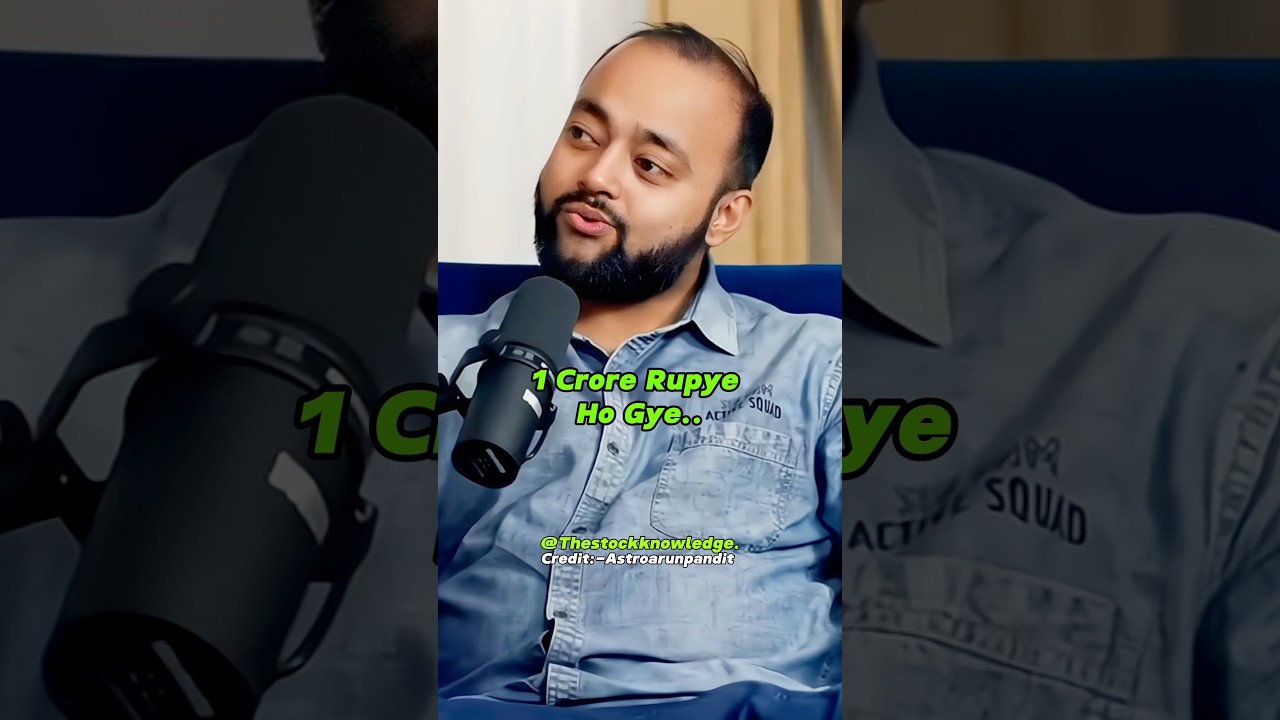 Stock Market Power | 10K to 1 Crore 🤯 | Ft.&lrm;@AbhishekKar | #shorts #money #business #stockmarket