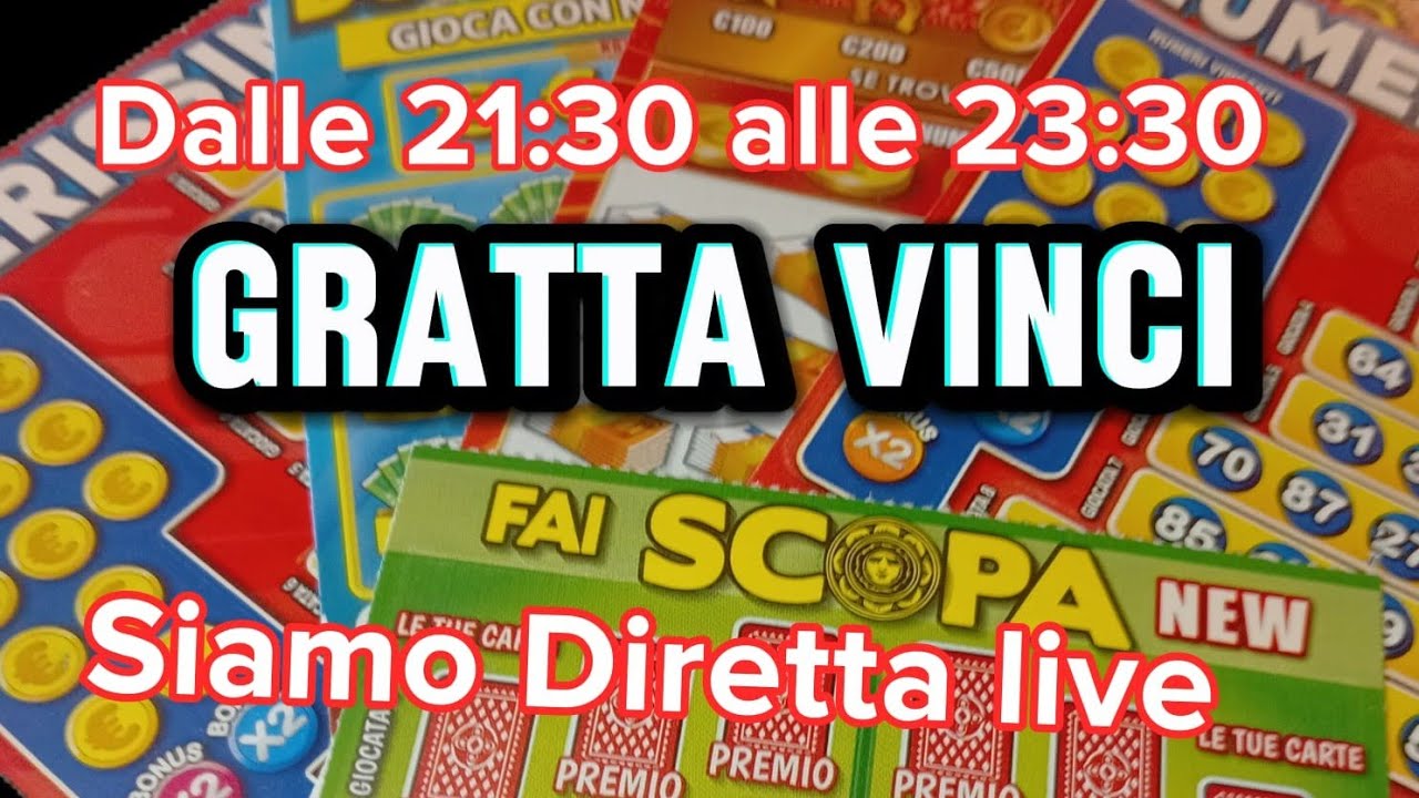 GRATTA E VINCI LIVE CARMELO PORTI