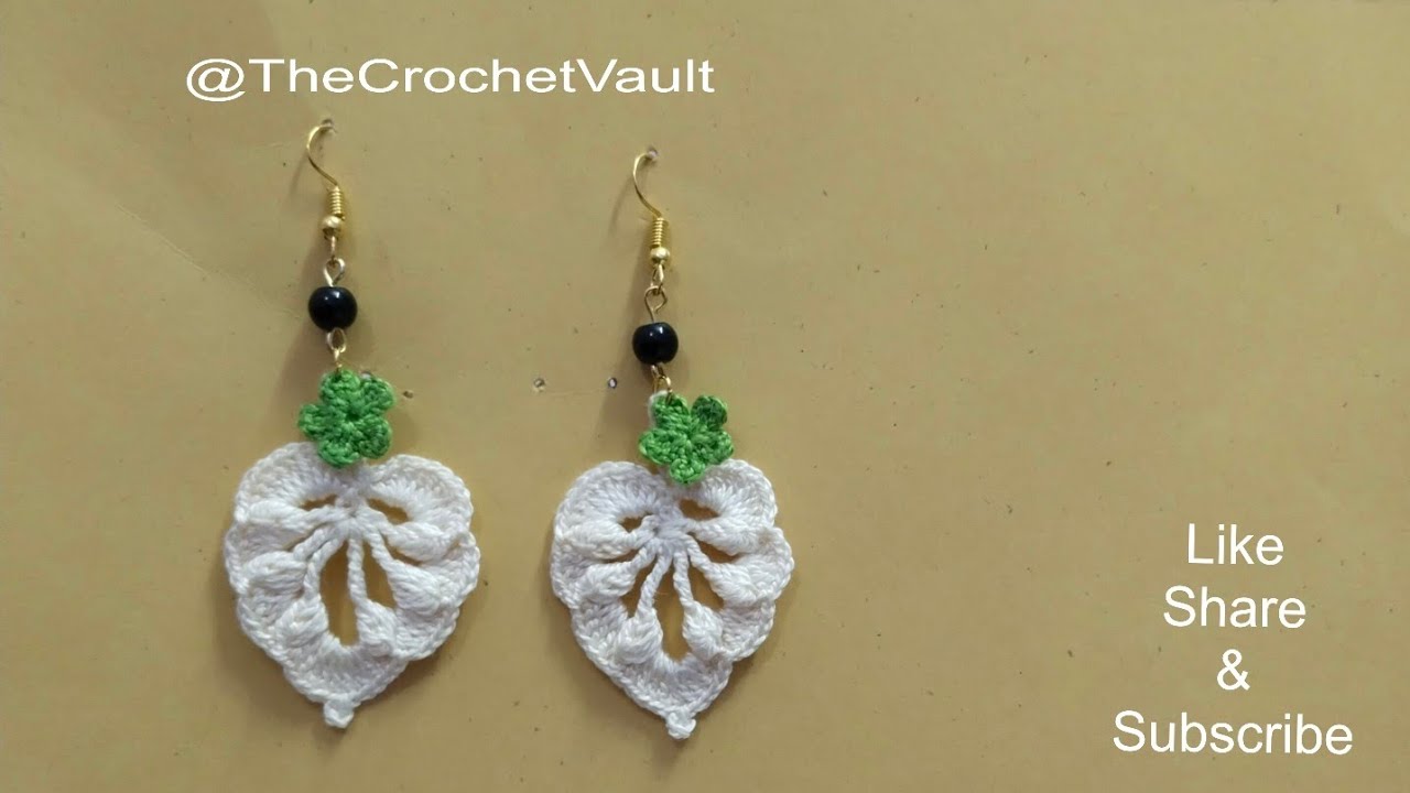 𝐂𝐑𝐎𝐂𝐇𝐄𝐓 𝐄𝐀𝐑𝐑𝐈𝐍𝐆𝐒 | 𝐄𝐀𝐒𝐘 𝐓𝐎 𝐌𝐀𝐊𝐄 #crochetearrings #stylishearrings #crochetvault #trending #earrings 