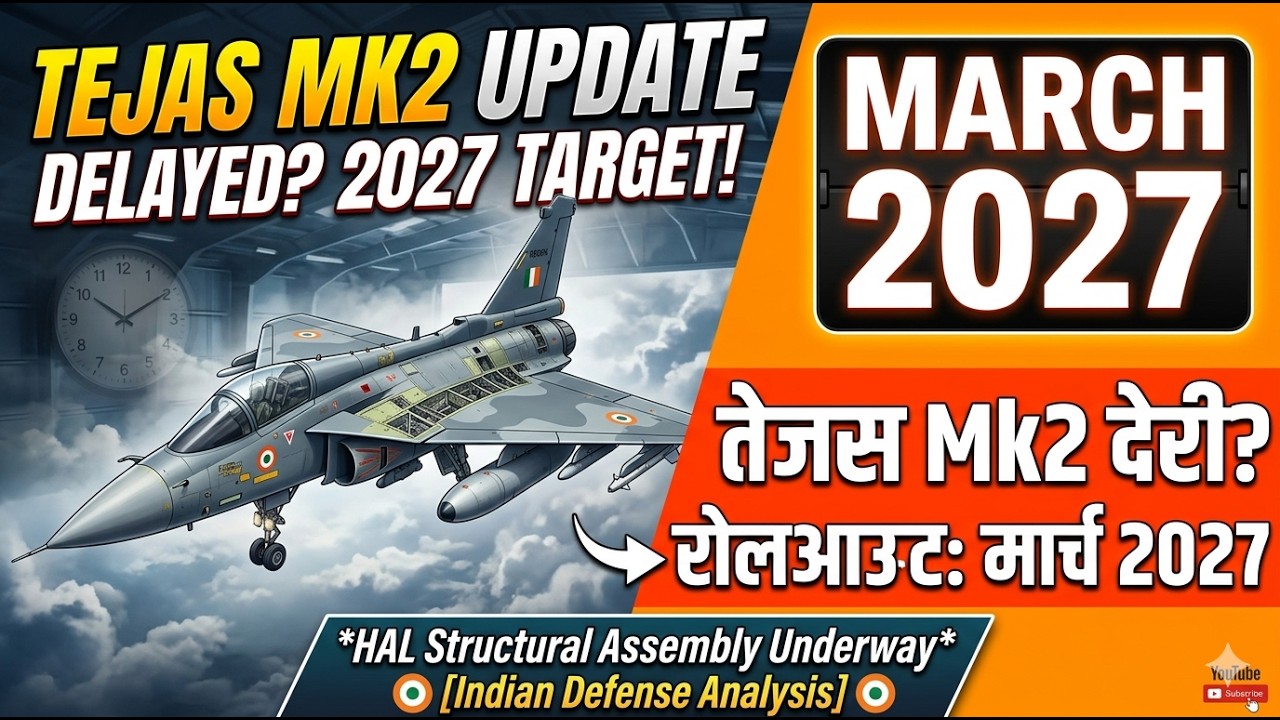 Tejas Mk2 DELAYED Again?! HAL Reveals Shocking New Timeline! 😲Tejas Mk2 Status Update