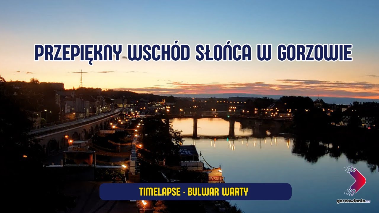 Gorzów w 90 sekund – bulwar i Warta całą dobę