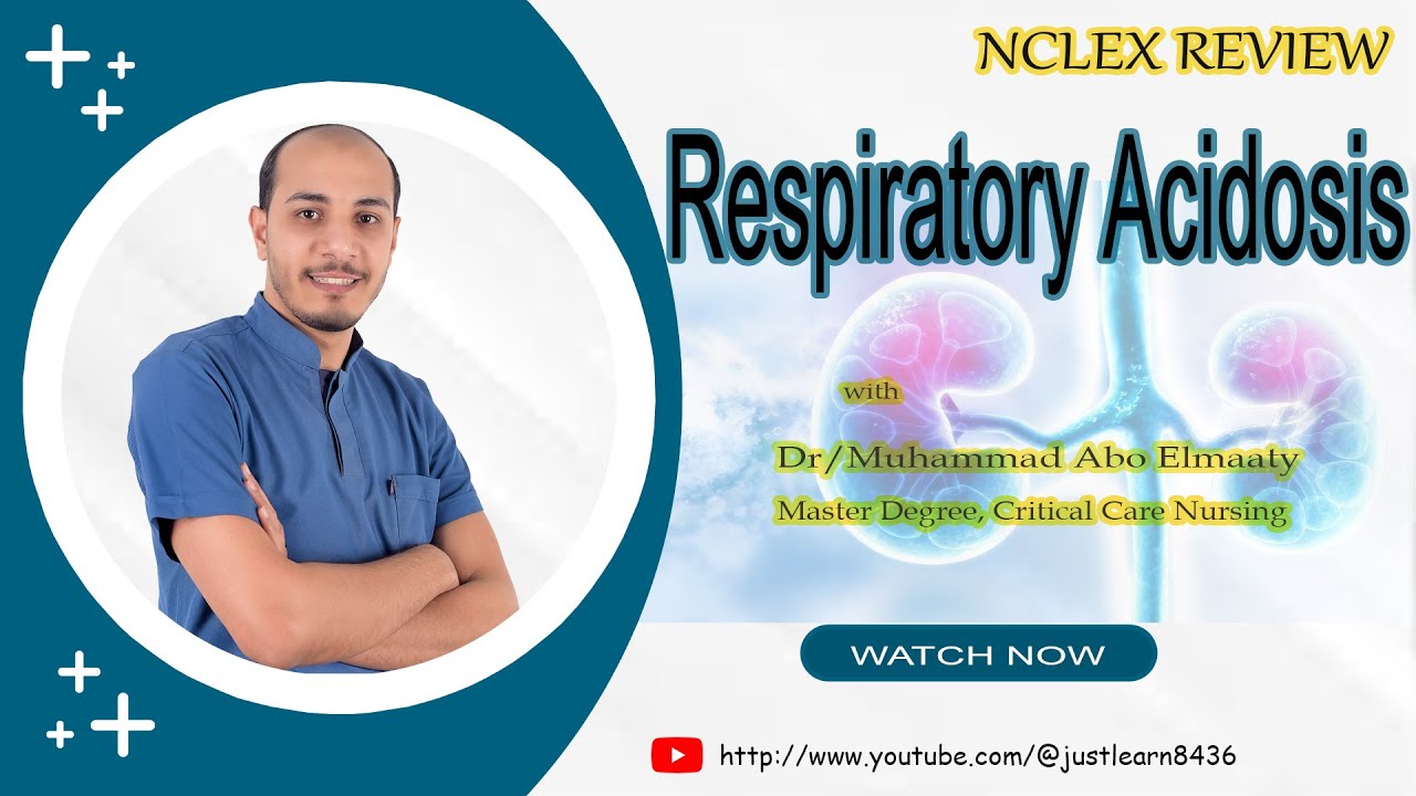 (شرح بالعربي) Acid base disorder - respiratory acidosis