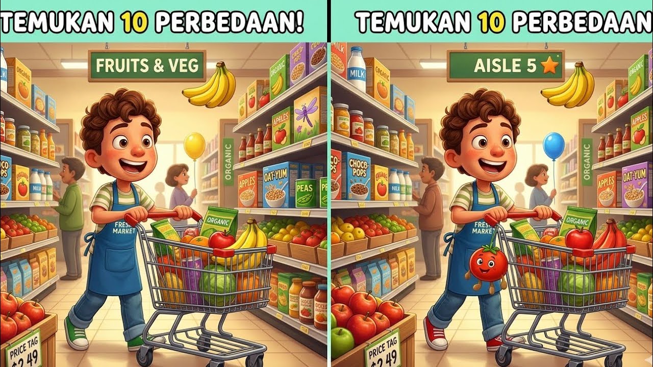 Main tebak-tebakan yang seru yuk | Find Easy - Hidden Differences 😊