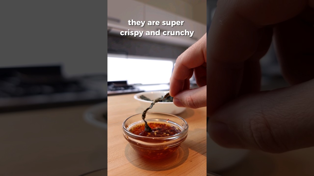 Nori Crisps & Sweet Chilli Sauce