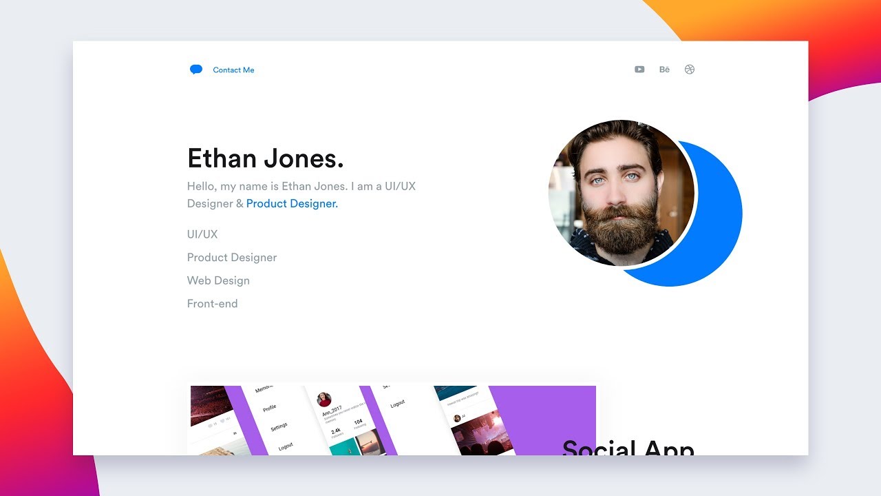 How to Design and Code a Portfolio Website - Part 2