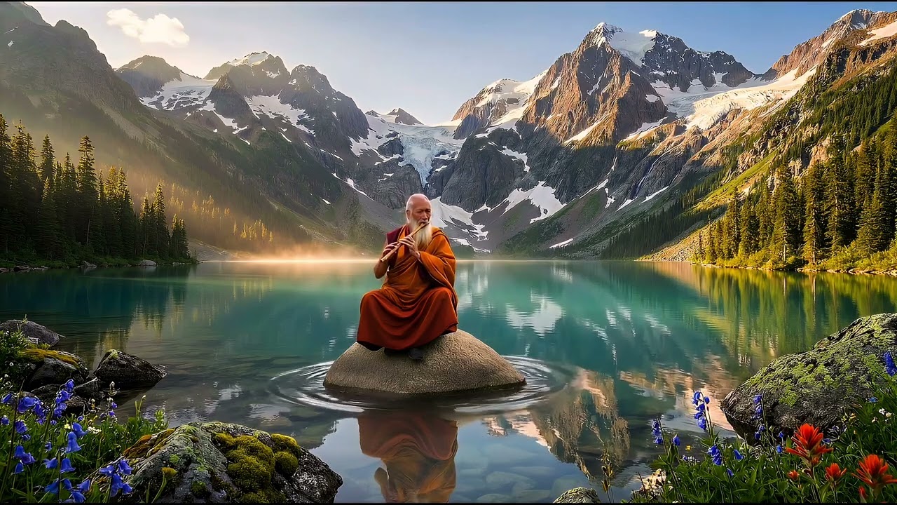 Deep Relaxing Flute Meditation 🌿 Calm Mind | Peaceful Ambient Music for Relaxation & Sleep