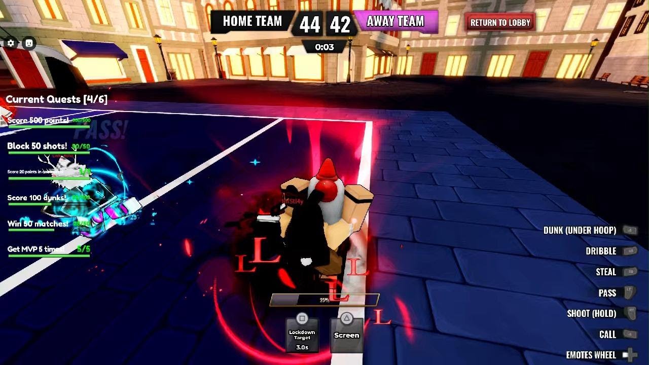 My first game winner probably ever right now