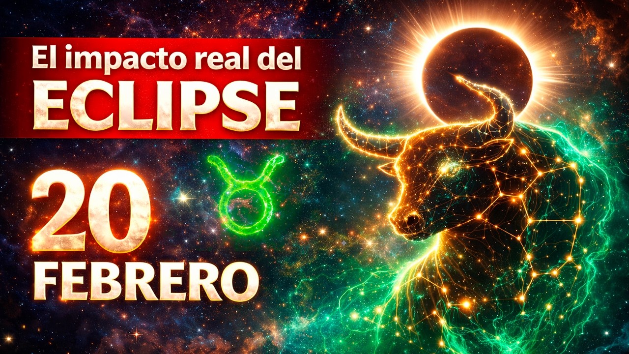 TAURO! ♉️ 20 DE FEBRERO 2026: El ECLIPSE SOLAR Abre las Puertas a tu NUEVA VIDA 🌑✨🙌 ¡No lo ignores!