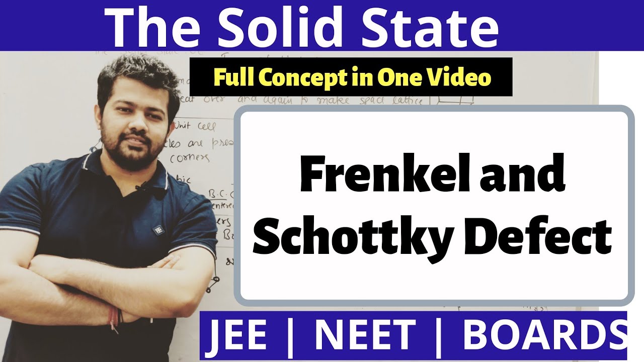 Difference Between Frenkel and Schottky Defect | Class 12 | The Solid State | Chemistry | JEE | NEET
