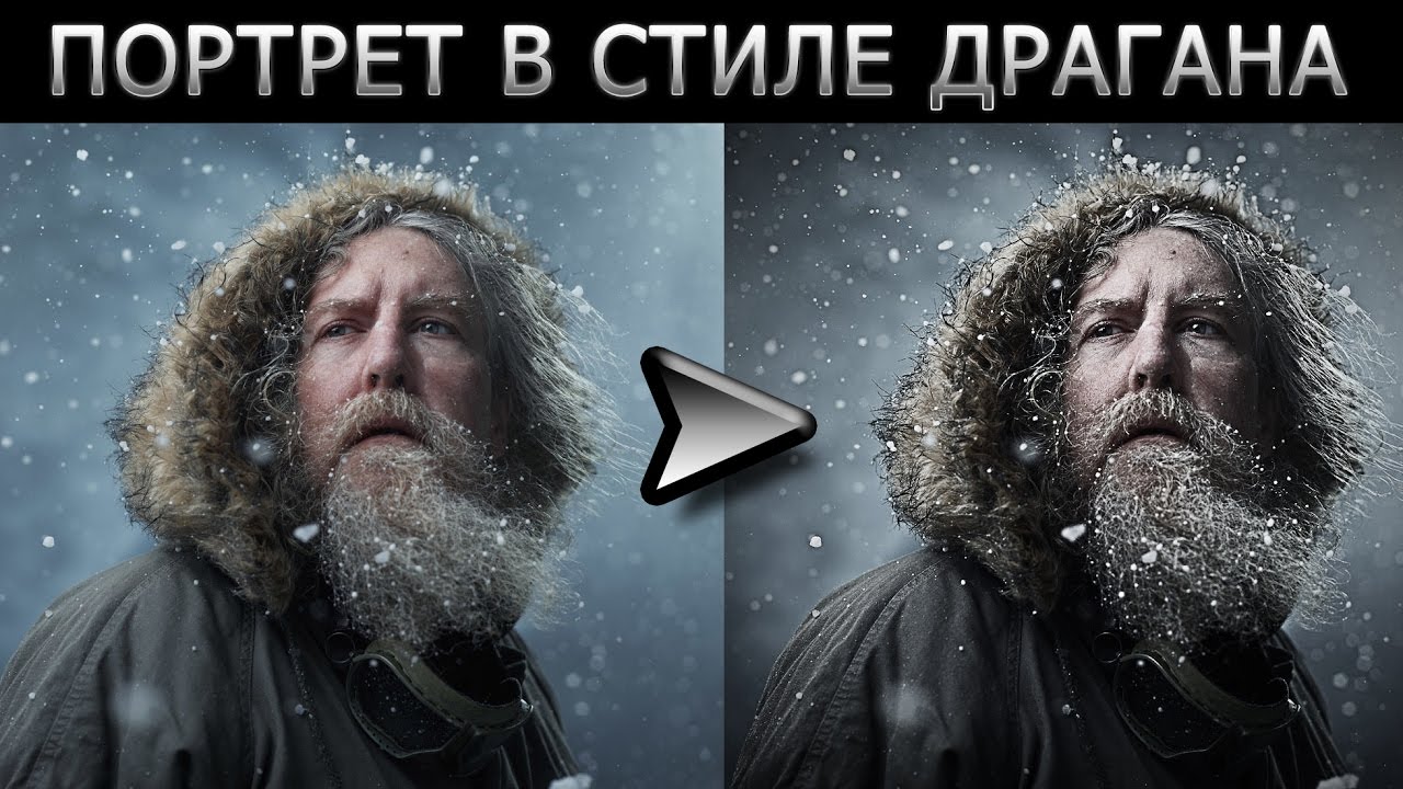 Портрет в стиле Драгана