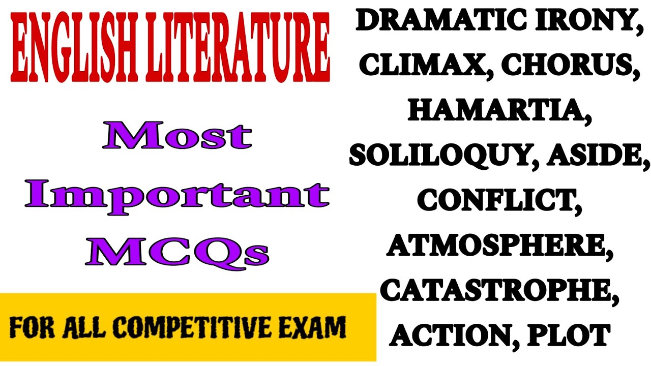 literary terms drama | literary terms in english literature mcq | literary terms drama mcq questions