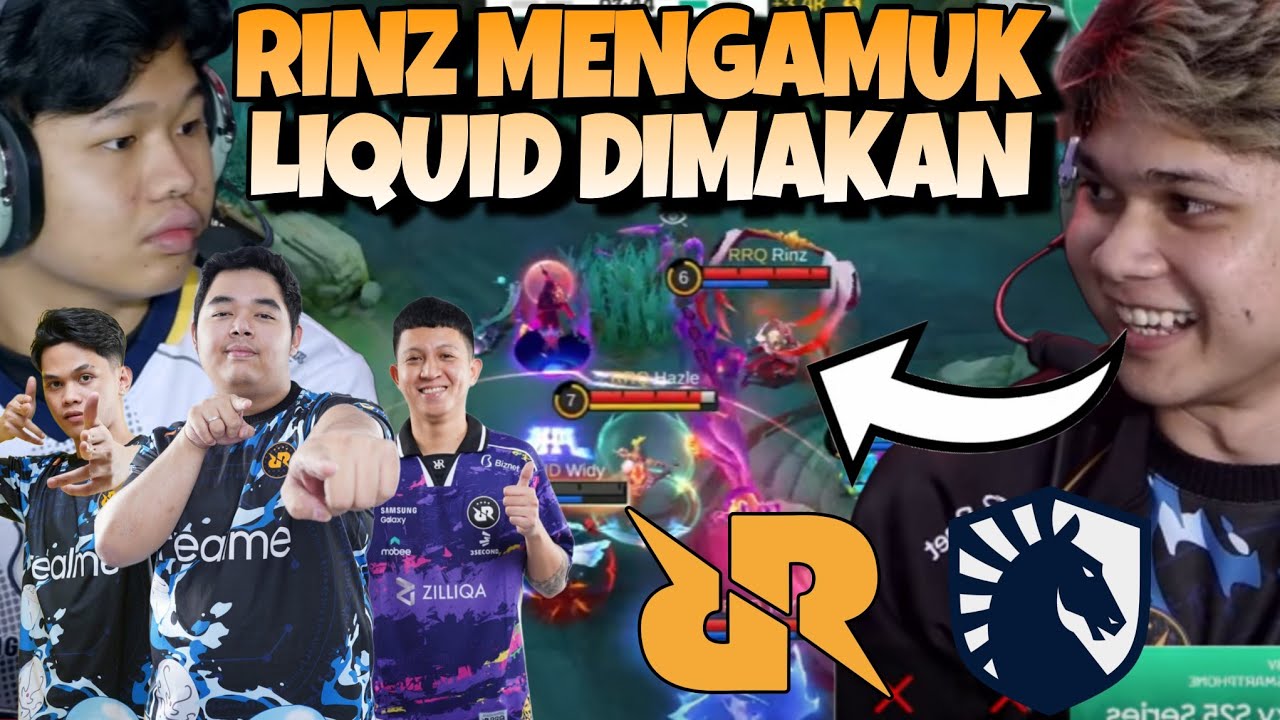 LIQUID DIMAKAN ABIS-ABISAN SAMA RINZZ !! GELOOO RRQ !! RRQ VS LIQUID MATCH 2 - MPL S15 WEEK 2