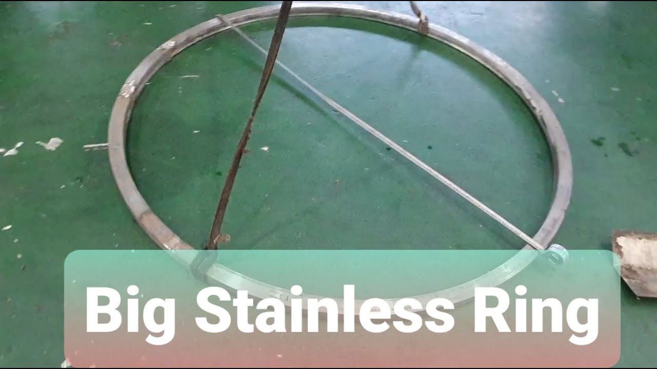 Big Stainless Ring Machining - CNC Vertical Lathe, Turning
