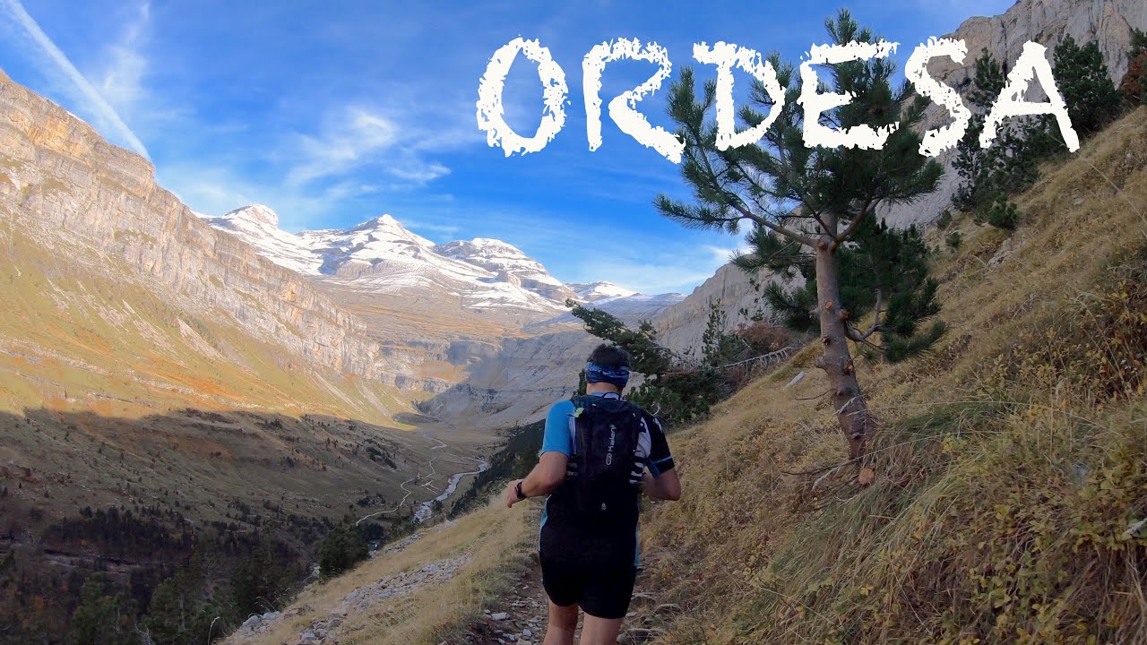 Ordesa.  Running in one of Europe's most beautiful national parks.