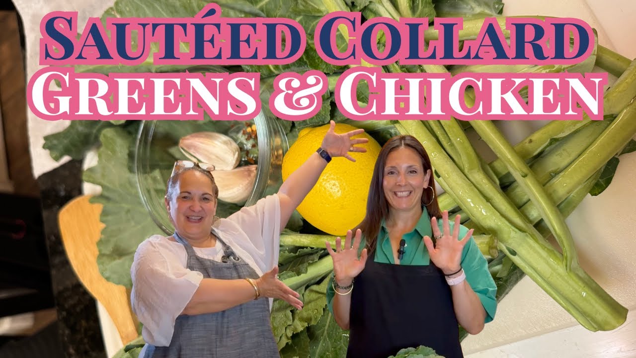 Sautéed Collard Greens & Chicken + Real Talk on Burnout, Balance & Healing