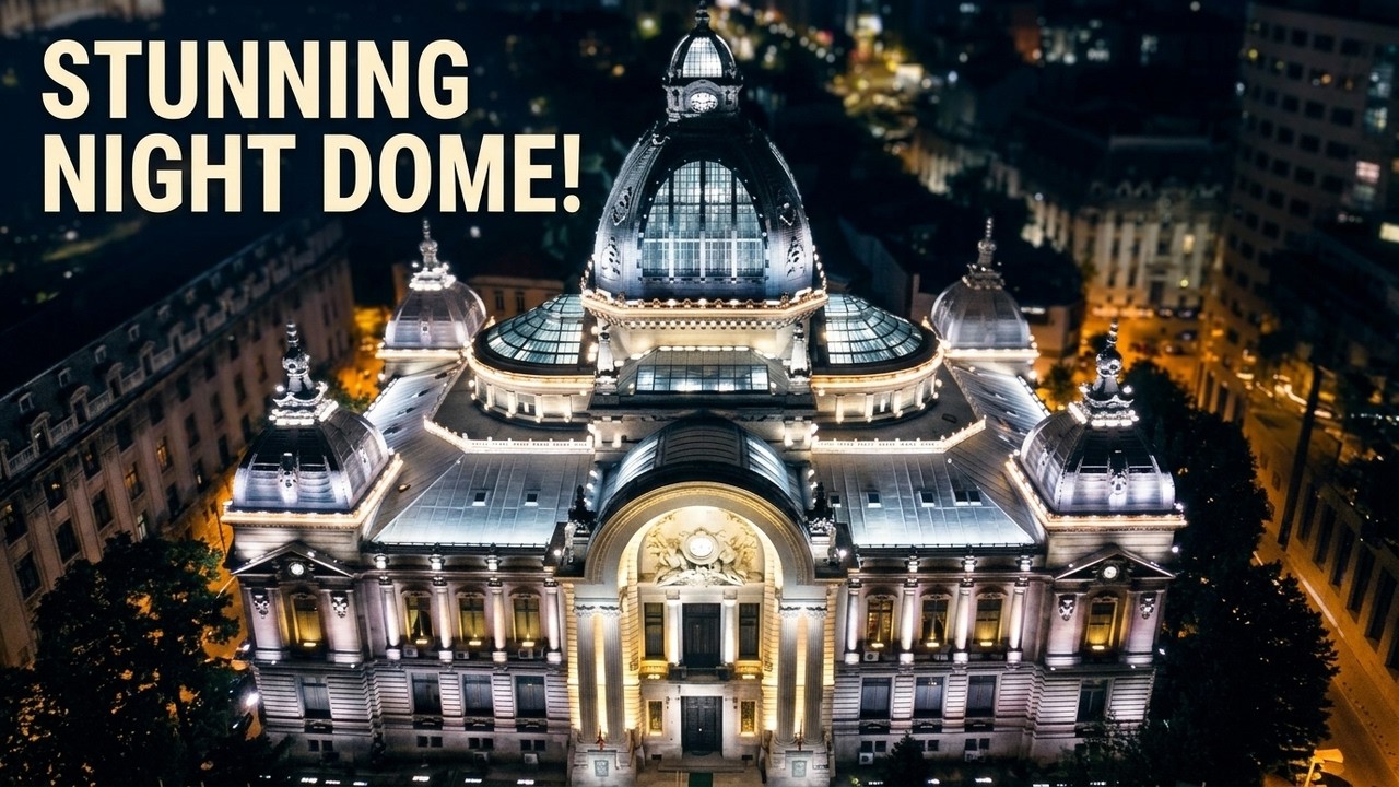 CEC Palace at Night: The Most Beautiful Monument in Bucharest