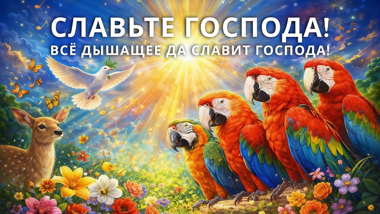 ДЕТИ БОЖЬИ, СЛАВЬТЕ ГОСПОДА 🔥 Христианская песня